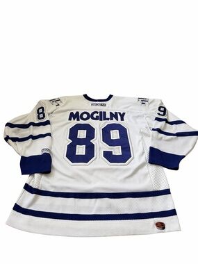 Vintage CCM Official TORONTO MAPLE LEAFS MOGILNY #89 Hockey Jersey Size XL